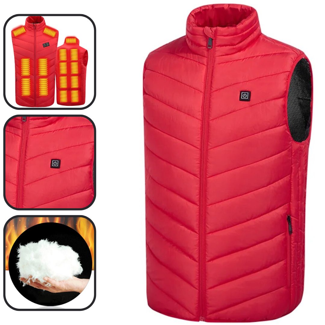 Red Heat Vest For Men