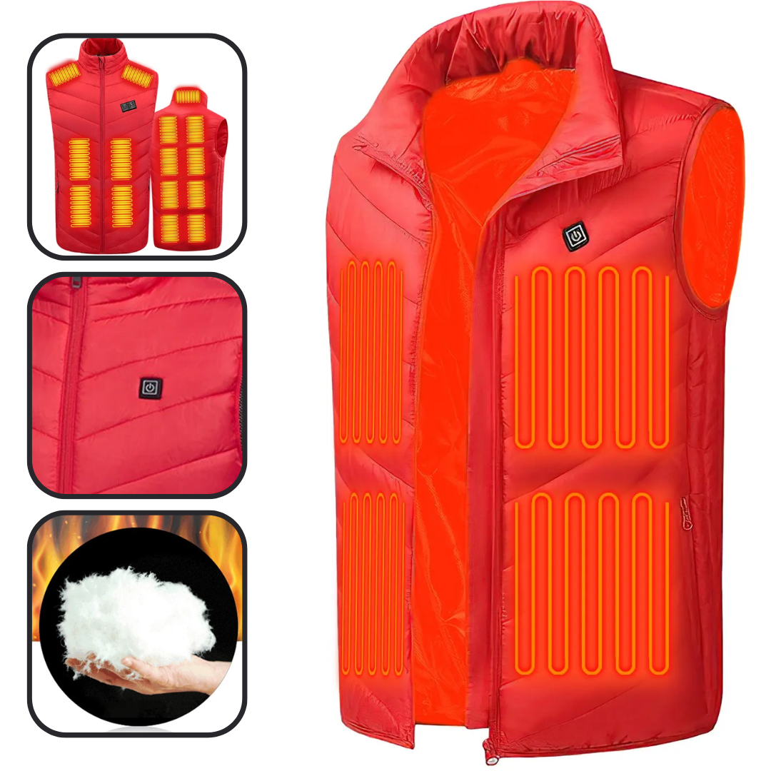 Red Heat Vest For Women