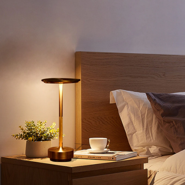 Lismali Home and Decor I-Shaped Table Lamp - Dimmable And Rechargeable Waterproof Desk Light