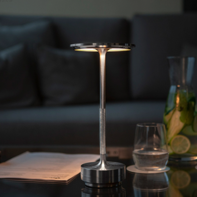 Lismali Home and Decor I-Shaped Table Lamp - Dimmable And Rechargeable Waterproof Desk Light