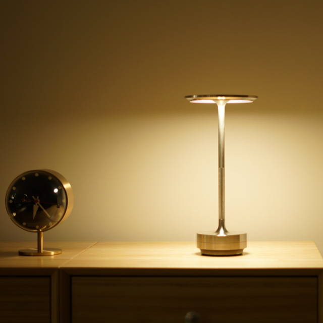 Lismali Home and Decor I-Shaped Table Lamp - Dimmable And Rechargeable Waterproof Desk Light
