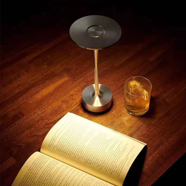 Lismali Home and Decor I-Shaped Table Lamp - Dimmable And Rechargeable Waterproof Desk Light
