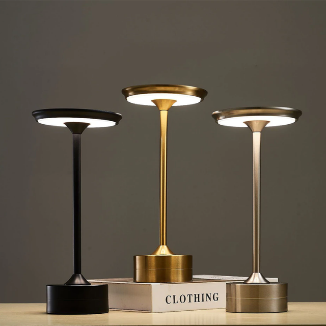 Lismali Home and Decor I-Shaped Table Lamp - Dimmable And Rechargeable Waterproof Desk Light