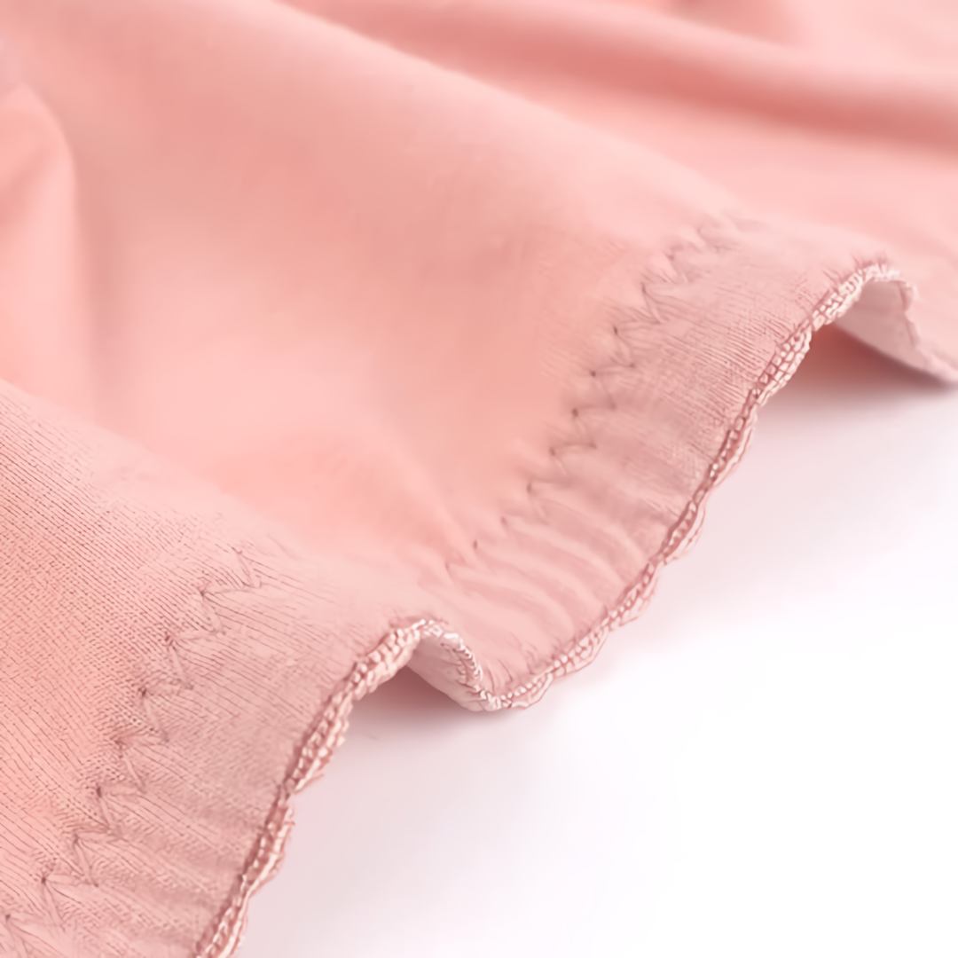Pure Pink Daisy Bras - Snap Front Cotton Wireless Bras Huge Cup Size