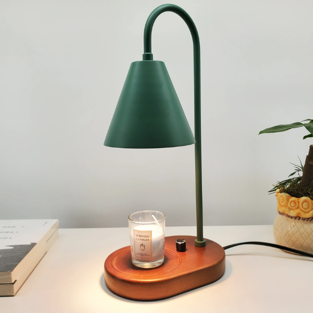 Lismali Home and Decor Electric Candle Wax Warmer Lamp Retro Adjustable Brightness Melting