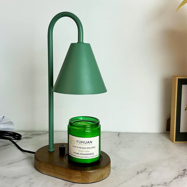 Lismali Home and Decor Electric Candle Wax Warmer Lamp Retro Adjustable Brightness Melting