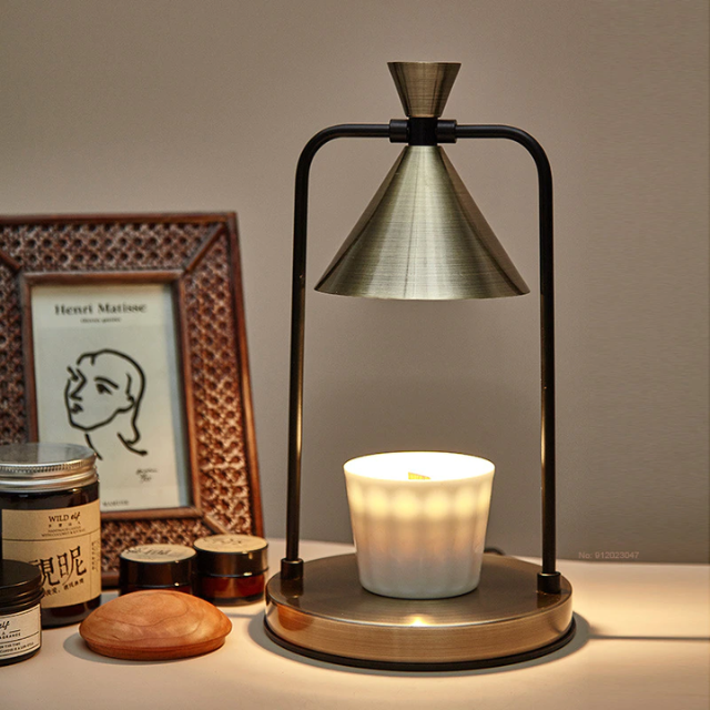 Lismali Home and Decor Electric Candle Wax Warmer Lamp Timer Adjustable Brightness Melting