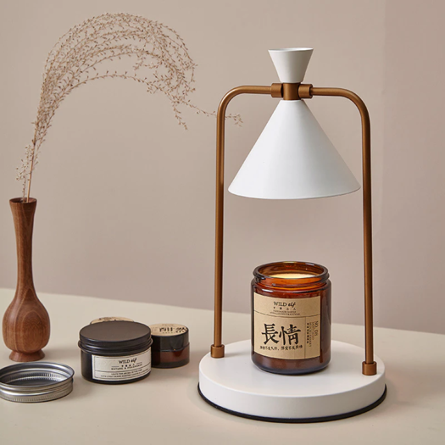 Lismali Home and Decor Electric Candle Wax Warmer Lamp Timer Adjustable Brightness Melting