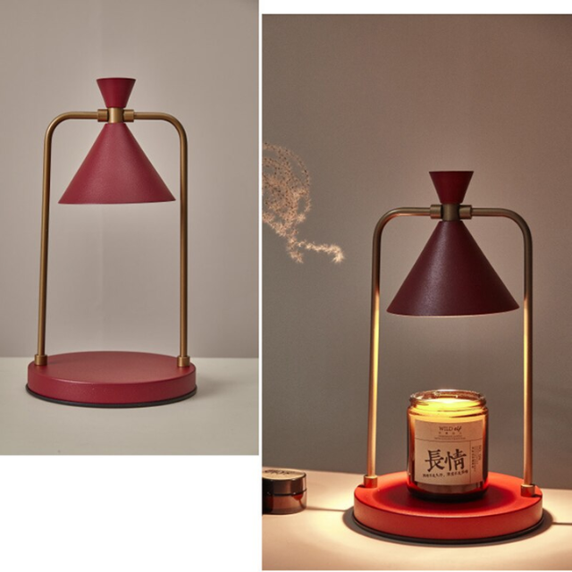 Lismali Home and Decor Electric Candle Wax Warmer Lamp Timer Adjustable Brightness Melting
