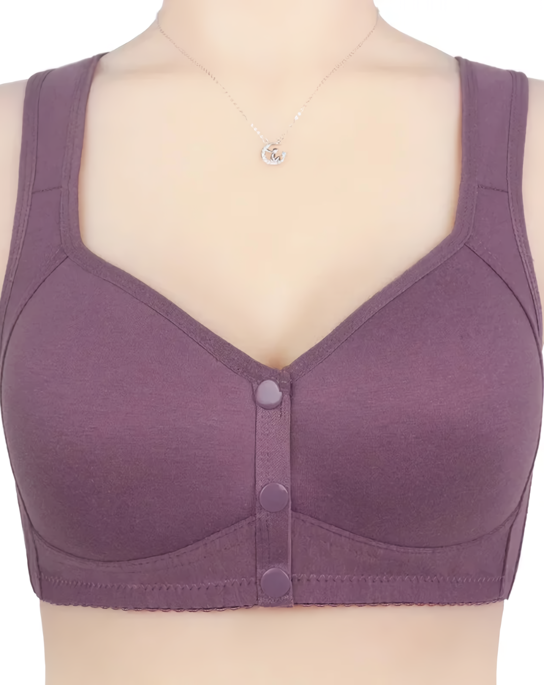 Comfortable Front Button Daisy Bra