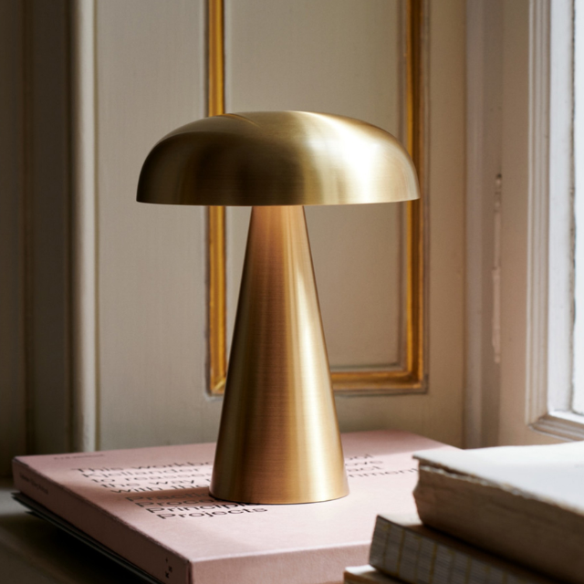 Lismali Home and Decor Mushroom Night Light Table Lamp With 3 Levels Of Dimming Brightness
