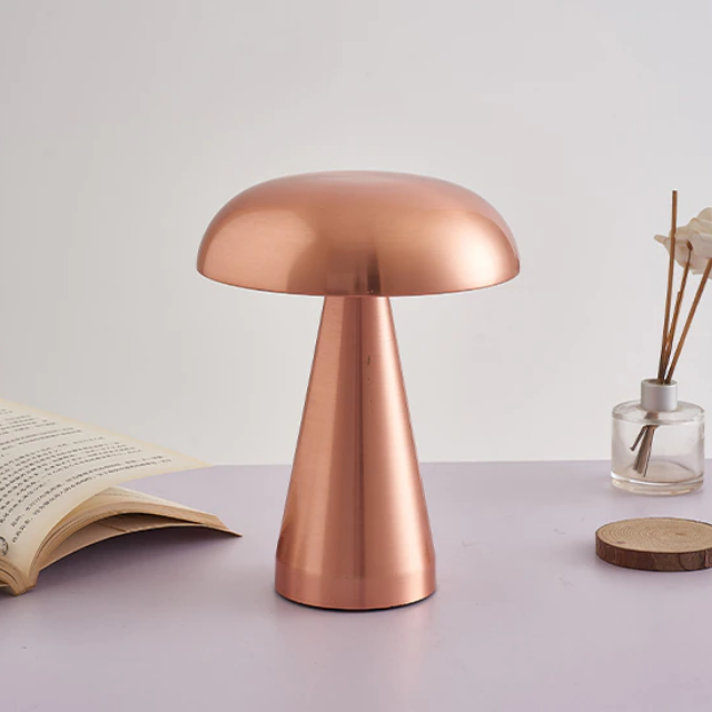 Lismali Home and Decor Mushroom Night Light Table Lamp With 3 Levels Of Dimming Brightness