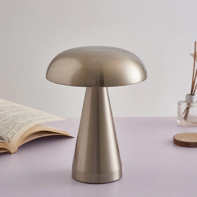 Lismali Home and Decor Mushroom Night Light Table Lamp With 3 Levels Of Dimming Brightness