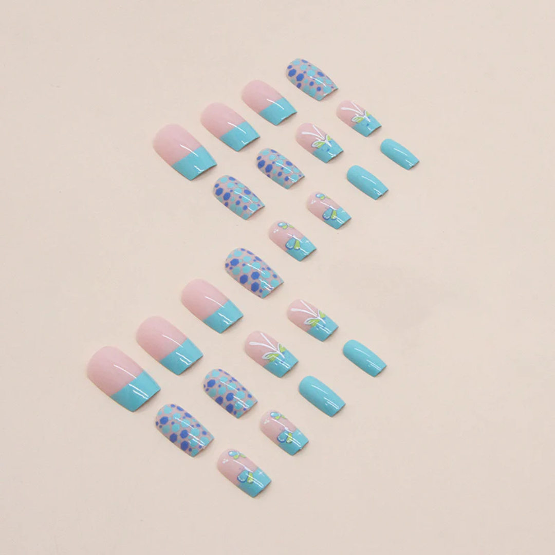 24PCS Press On Nails SB3898