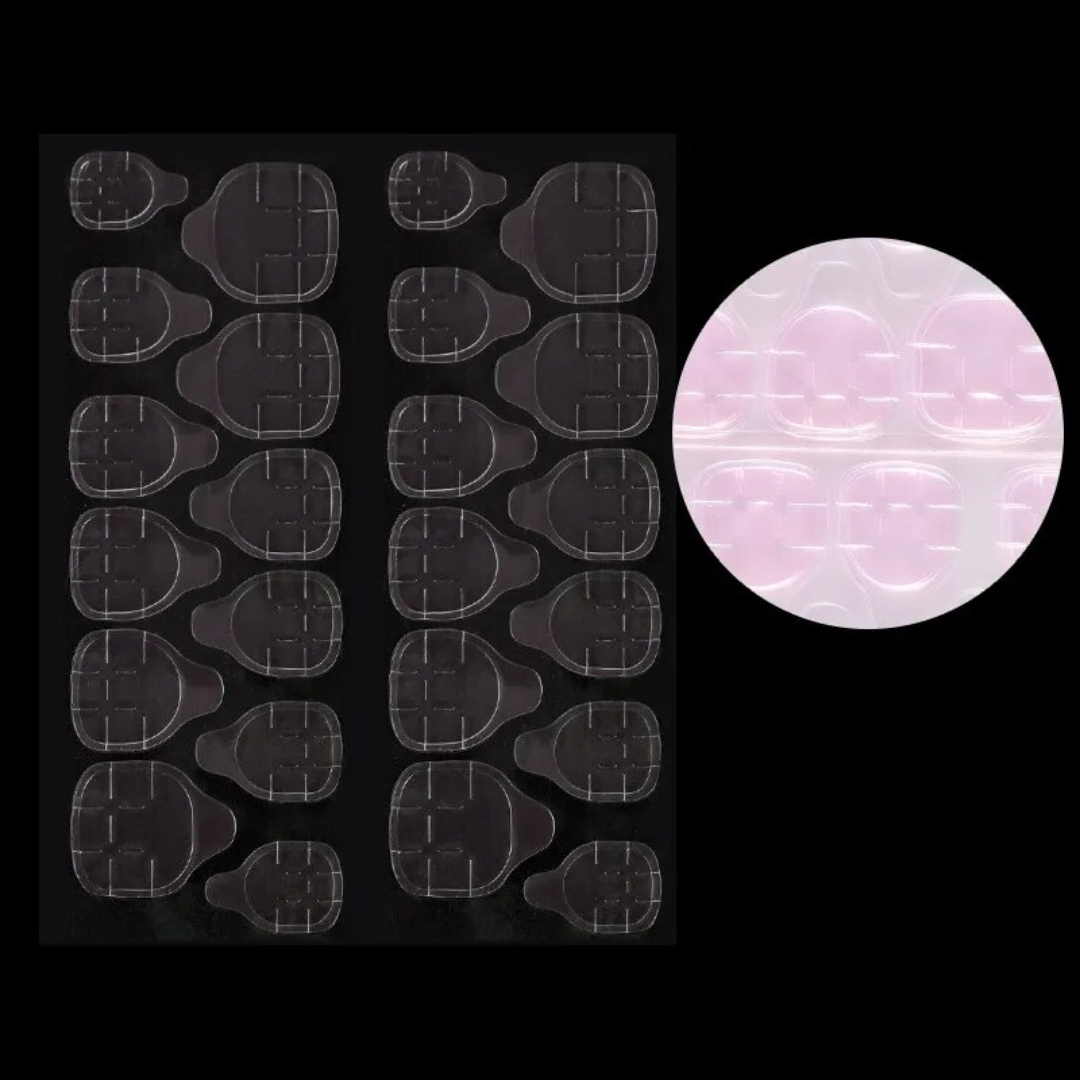 10 Sheets 240PCS Gel Nails Glue