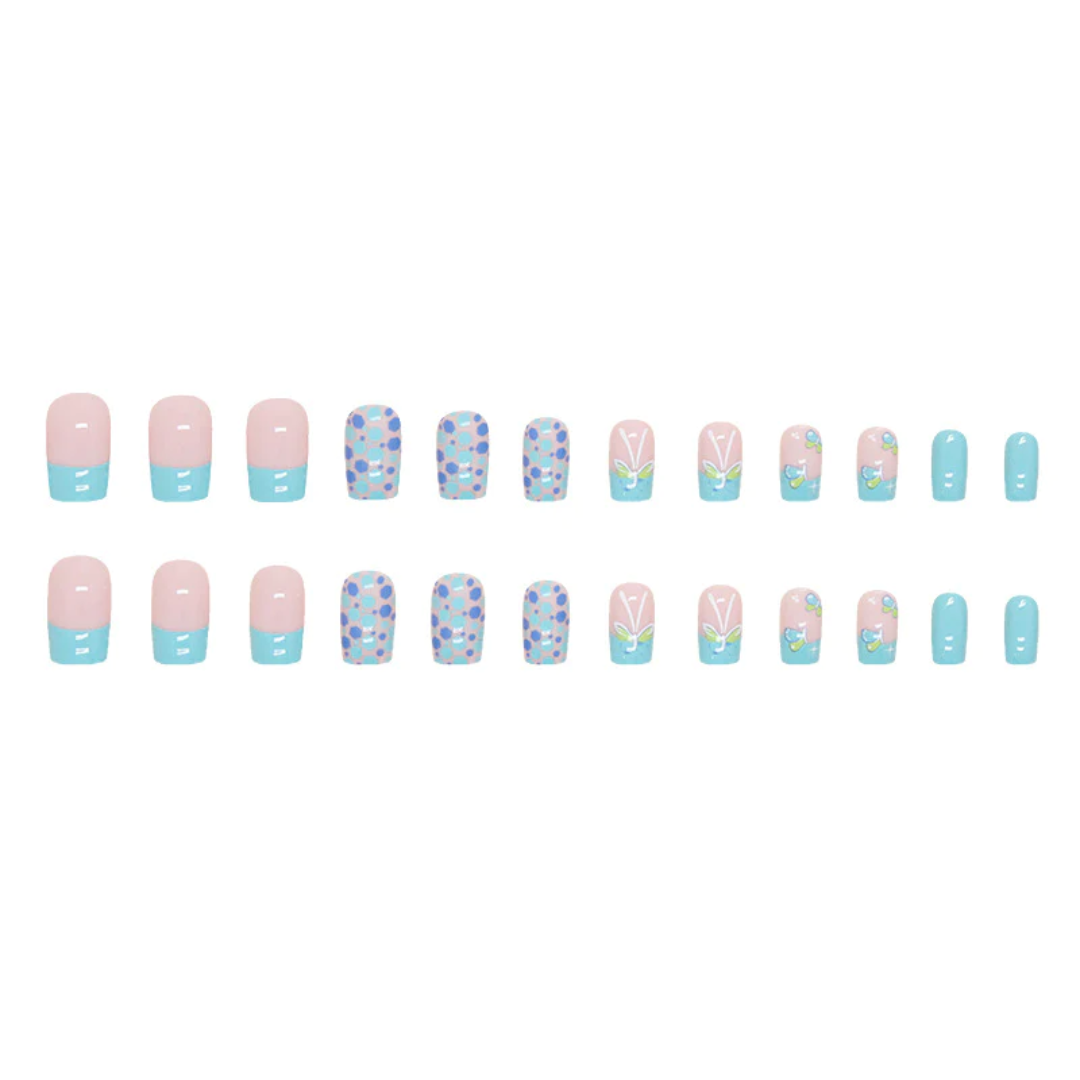 24PCS Press On Nails SB3898