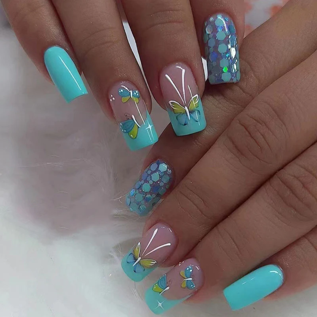 24PCS Press On Nails SB3898