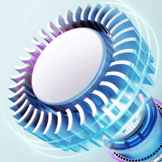 Lismali Home and Decor Portable And Wearable Fan - USB Portable Rechargeable Quiet Ventilator For Summer Chill