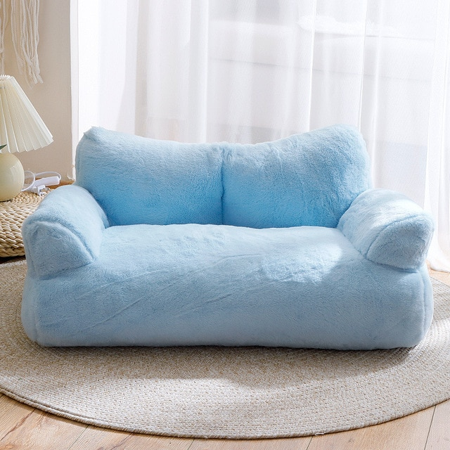 Lismali Home and Decor Royal Pet Sofa - Cat And Dog Lounging Bed With Removable Mattress Cover