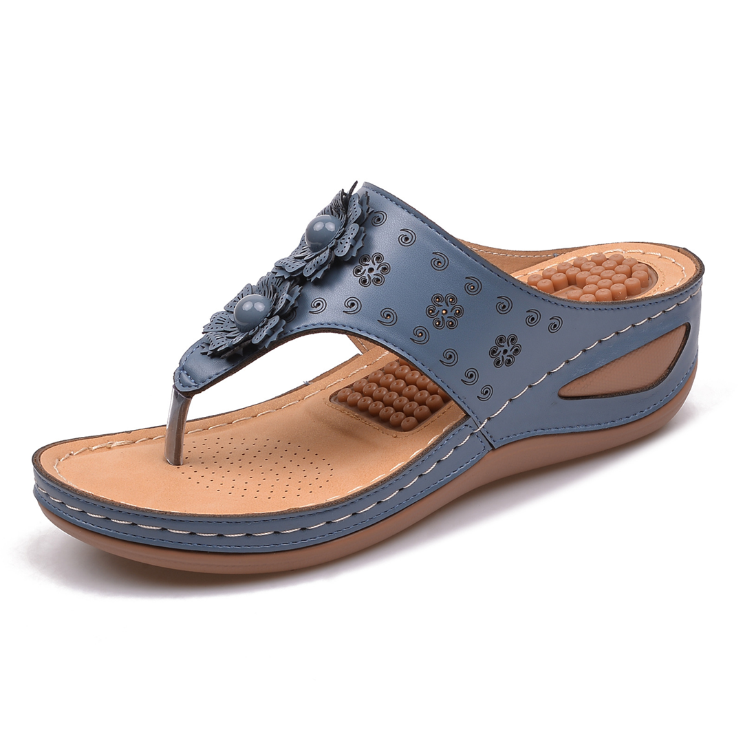 Lismali Comfortable Flip Flops With Arch Support