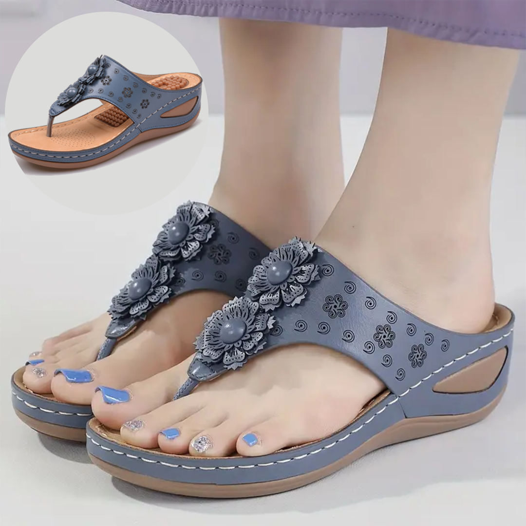 Lismali Comfortable Flip Flops With Arch Support