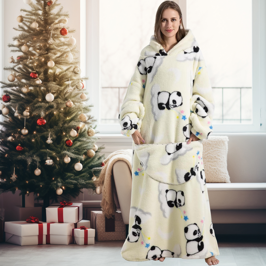 Lismali Soft Warm Adults Blanket Hoodie