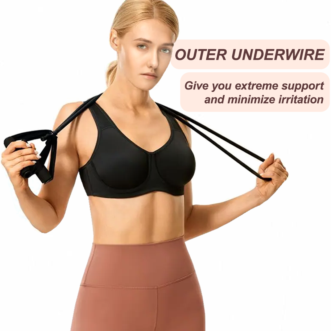 Ultimate Sports Bra® - Black  Bust workout, Best sports bras, Sports bra
