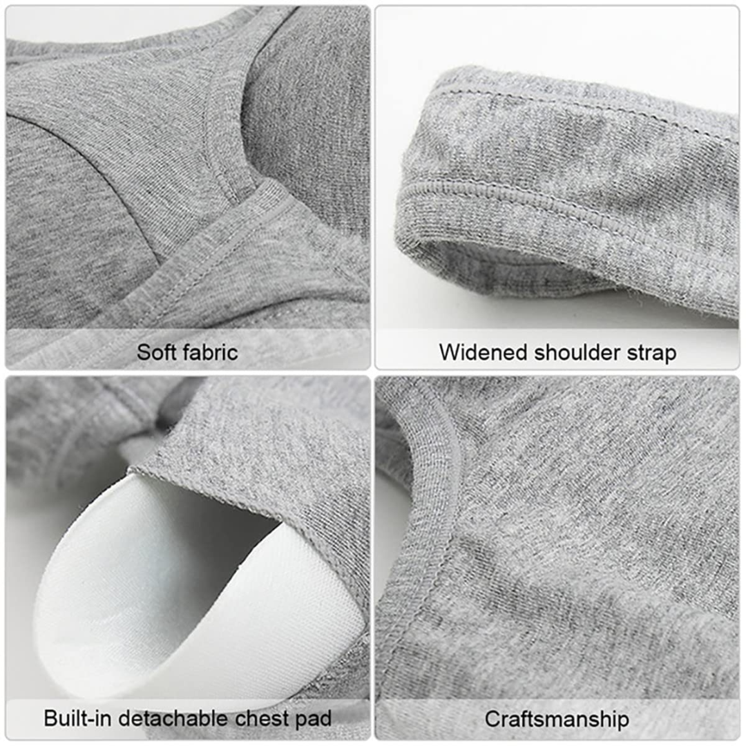Lismali Cross Breasts Anti-Sagging Wireless Sports Bra