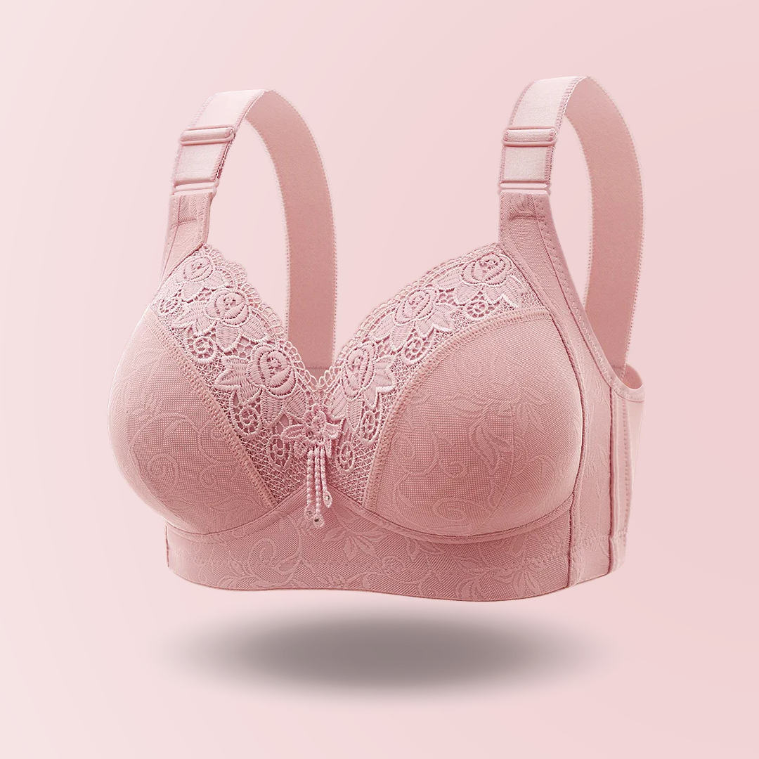 Lismali Rose Detail Lift-Up Stretch Comfortable Minimizer Bras