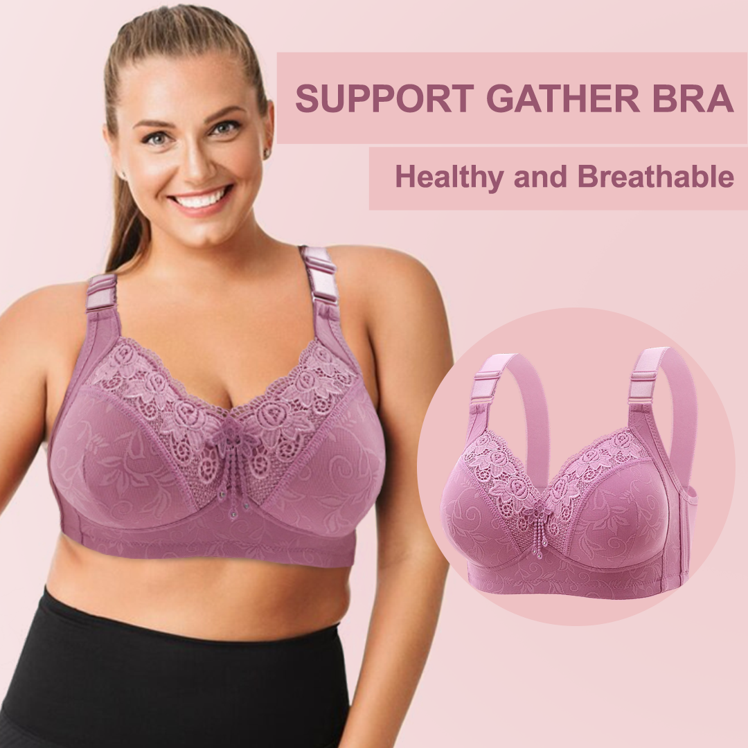 Lismali Rose Detail Lift-Up Stretch Comfortable Minimizer Bras