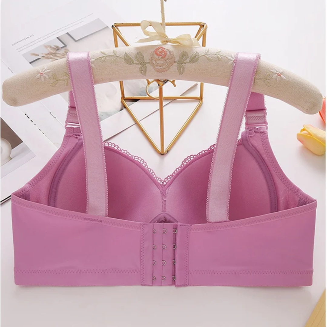 Lismali Rose Detail Lift-Up Stretch Comfortable Minimizer Bras