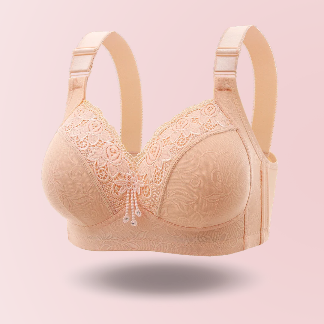 Lismali Rose Detail Lift-Up Stretch Comfortable Minimizer Bras