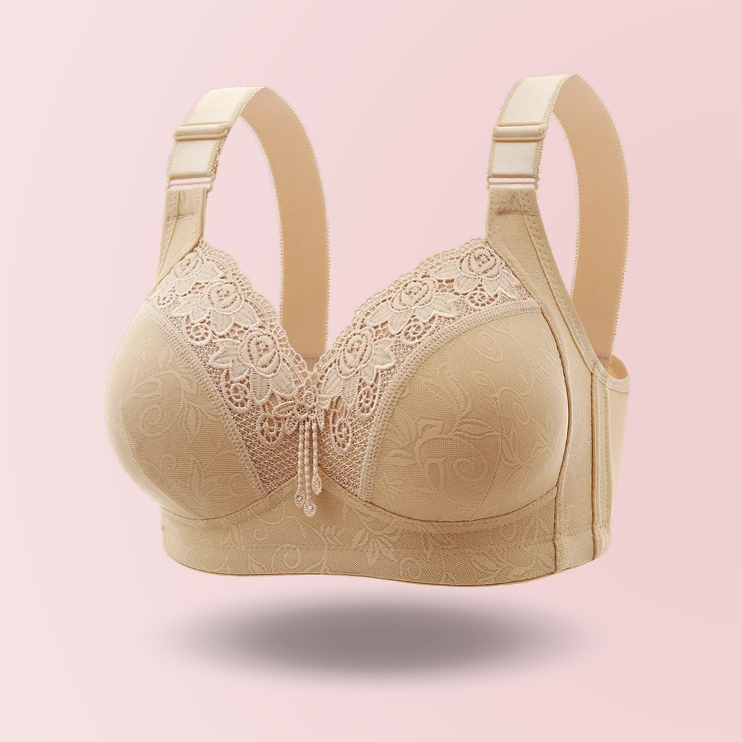 Lismali Rose Detail Lift-Up Stretch Comfortable Minimizer Bras