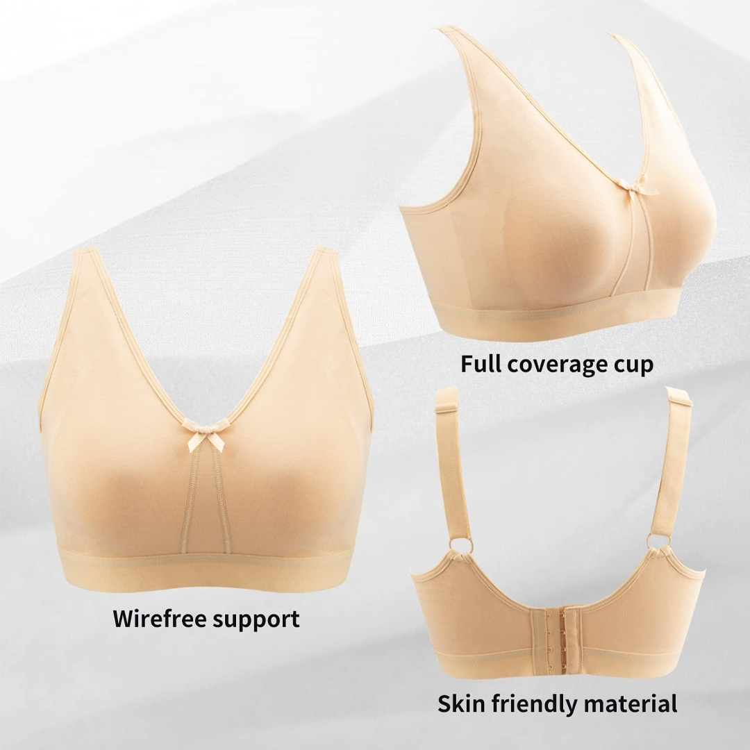 Lismali Cotton Wireless Unlined Sleep Bra