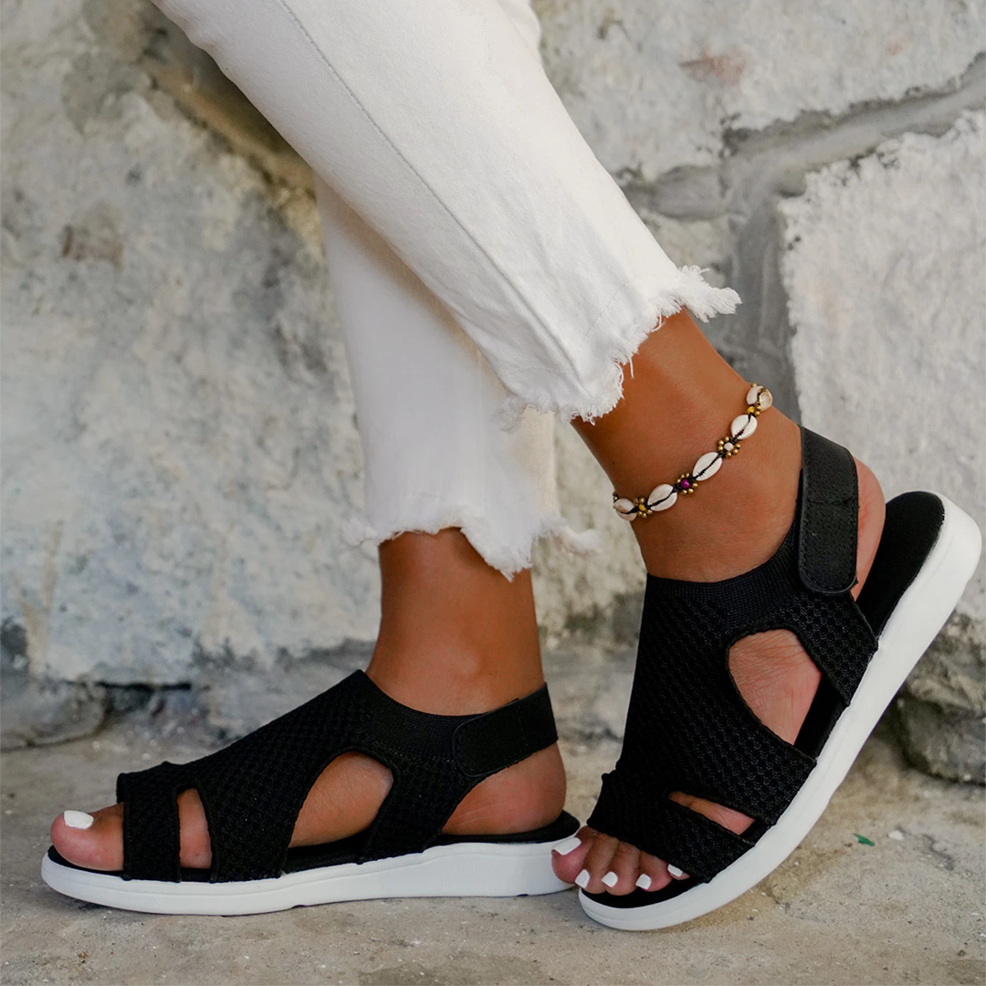Comfyfleek Arch Support Wide Width Sport Flat Sandals