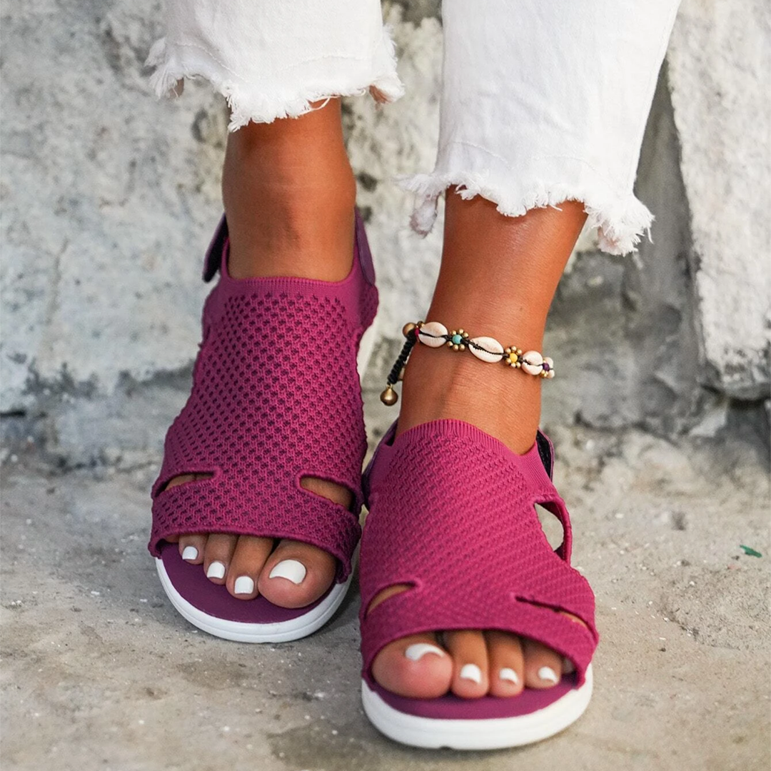 Comfyfleek Arch Support Wide Width Sport Flat Sandals