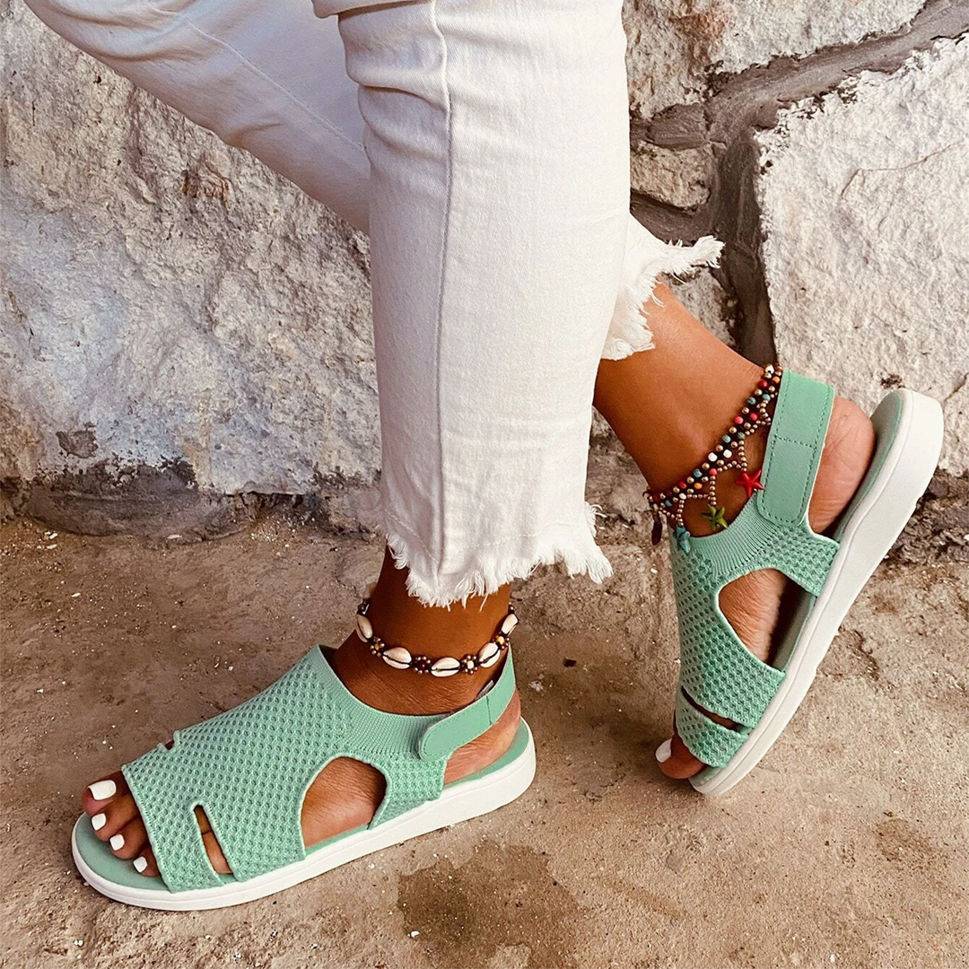 Comfyfleek Arch Support Wide Width Sport Flat Sandals