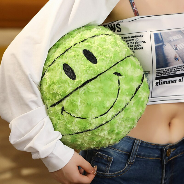 Lismali Home and Decor Smiley Face Pillow
