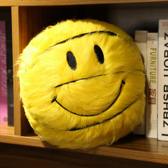 Lismali Home and Decor Smiley Face Pillow
