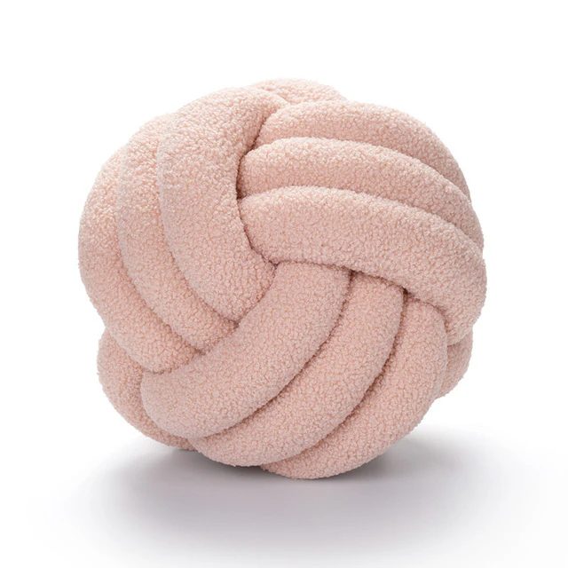 Soft Knotted Decorative Pillow