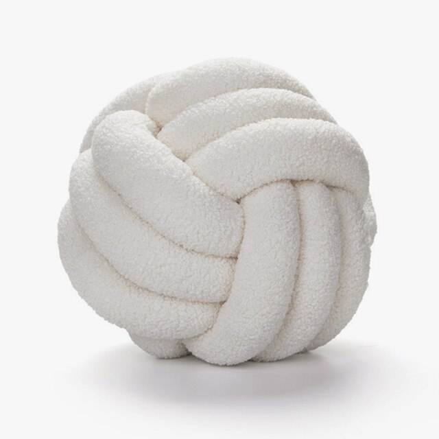 Soft Knotted Decorative Pillow