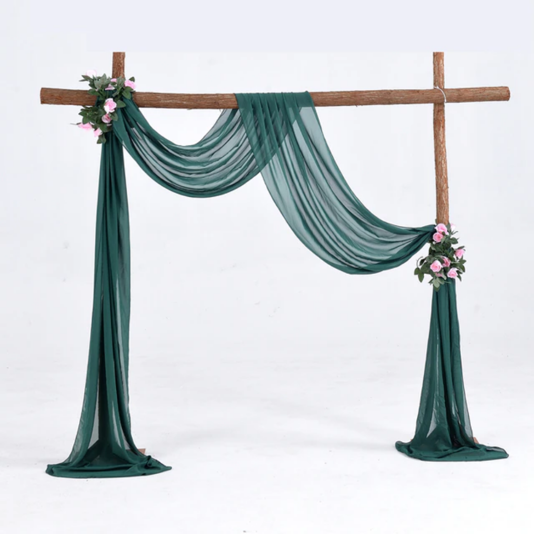 Lismali Home and Decor Wedding Arch Drapes