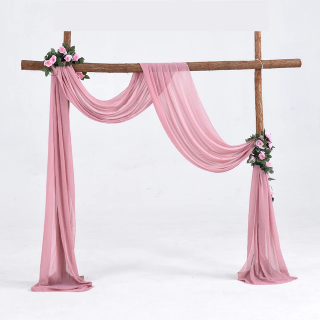 Lismali Home and Decor Wedding Arch Drapes