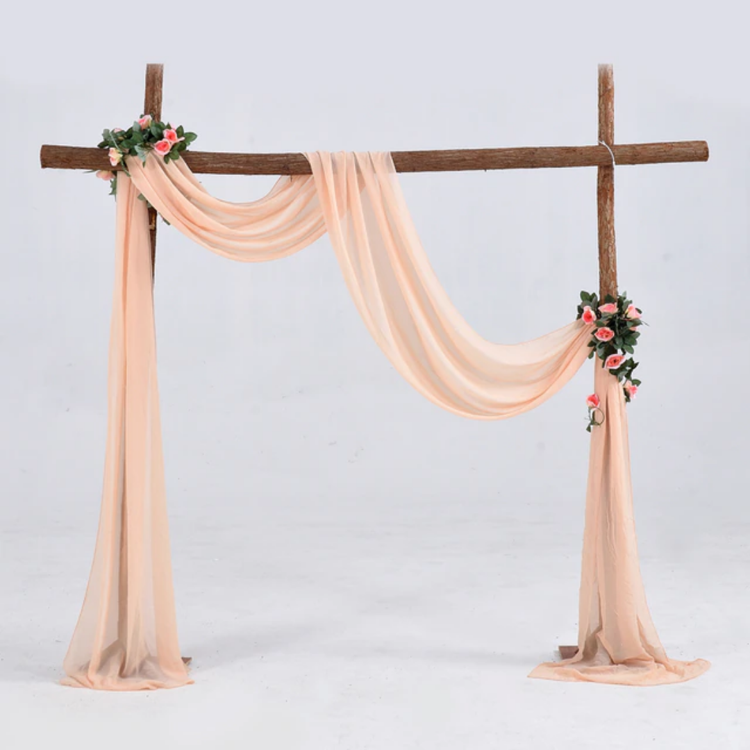 Lismali Home and Decor Wedding Arch Drapes