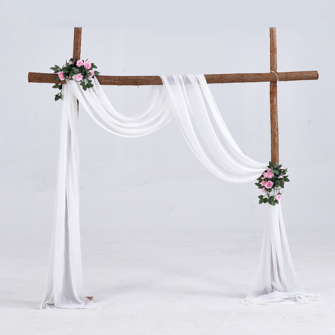 Lismali Home and Decor Wedding Arch Drapes