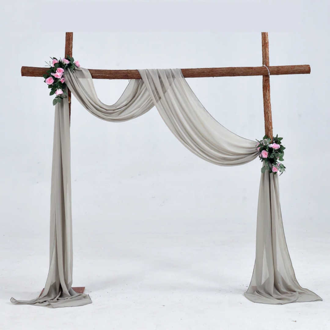 Lismali Home and Decor Wedding Arch Drapes