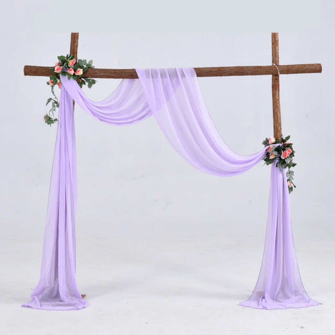 Lismali Home and Decor Wedding Arch Drapes