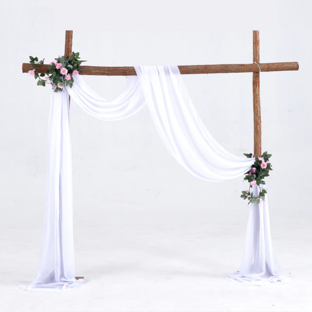 Lismali Home and Decor Wedding Arch Drapes