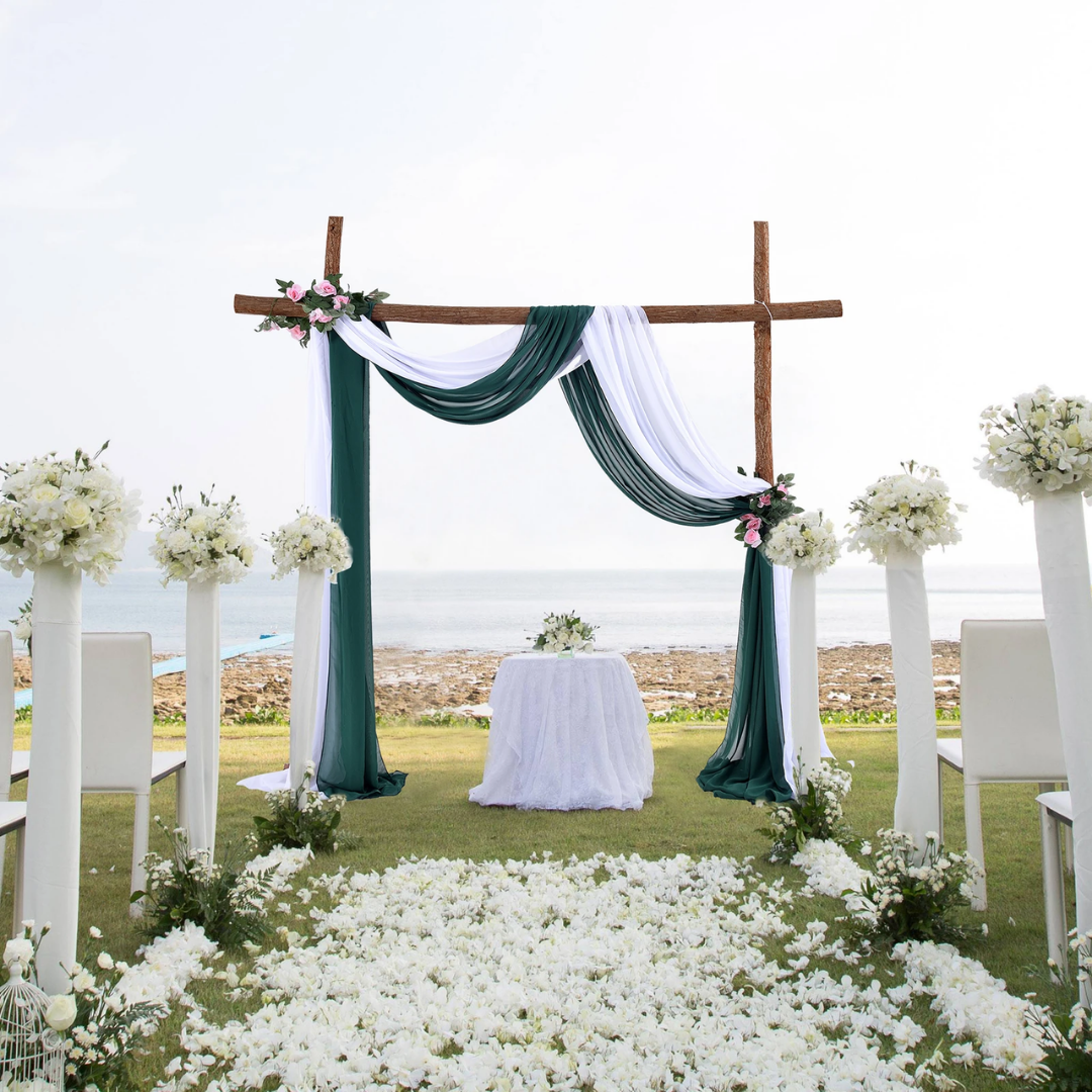 Lismali Home and Decor Wedding Arch Drapes