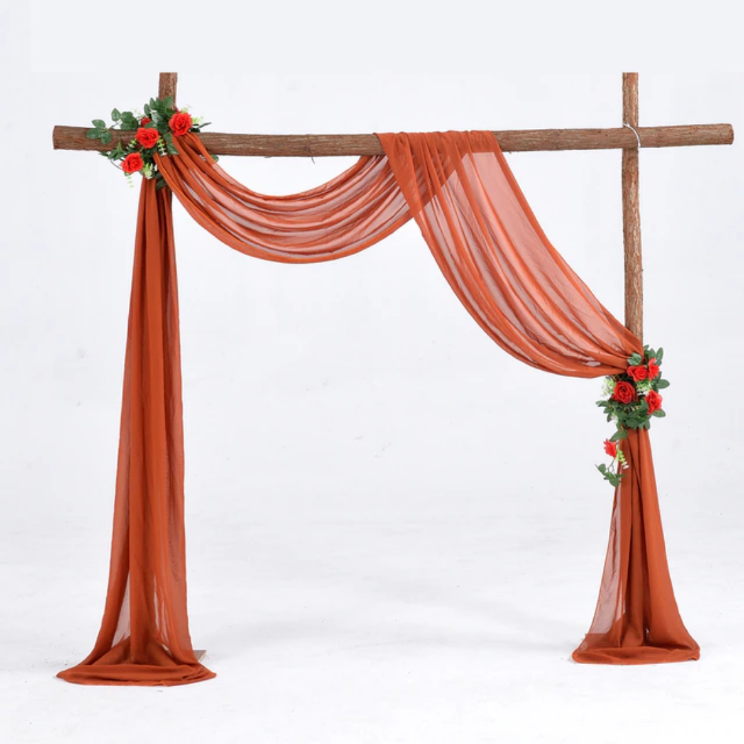 Lismali Home and Decor Wedding Arch Drapes